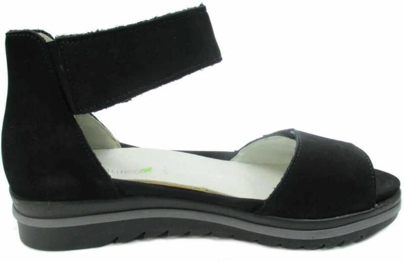 Wäldlaufer Waldlaufer 351005-H-Hakura~~~~~~~~~~~~~~~ Sandalen met hak Dames Sandalen Zwart - Foto 7