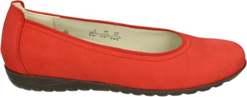 Wäldlaufer Waldlaufer 329051-H-Hesima Ballerinaschoenen Rood