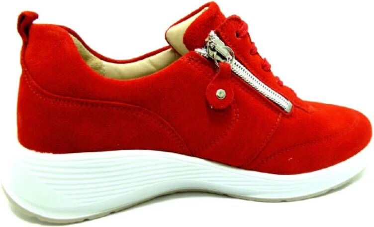 Waldläufer Rode Veterschoenen Red Dames