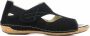 Wäldlaufer Dames Sandalen Waldlaufer 342001-191-001 Heliett Zwart ½ - Thumbnail 2