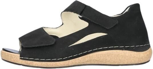 Wäldlaufer Waldlaufer Heliett Sandaal Vrouwen Zwart