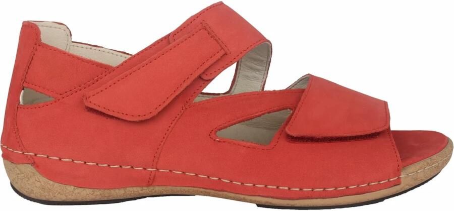 Wäldlaufer Waldlaufer 342025-H-Heliett~~~~~~~~~~~~~~ Sandalen met hakDames Sandalen Rood - Foto 6