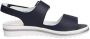 Wäldlaufer Waldlaufer 351013~H-Hakura~~~~~~~~~~~~~~~ Platte sandalenDames Sandalen Blauw - Thumbnail 2