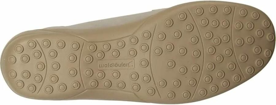 Waldläufer Waldlaufer Instappers 640004 186 230 Taupe Zilver Wijdte K Verwisselbaar Voetbed - Foto 3