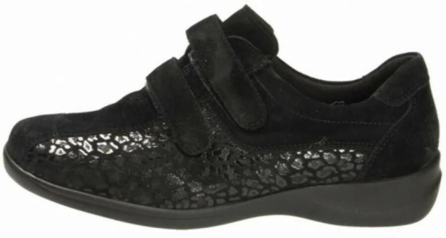 Waldläufer Zwarte Instappers Millu-S Black Dames