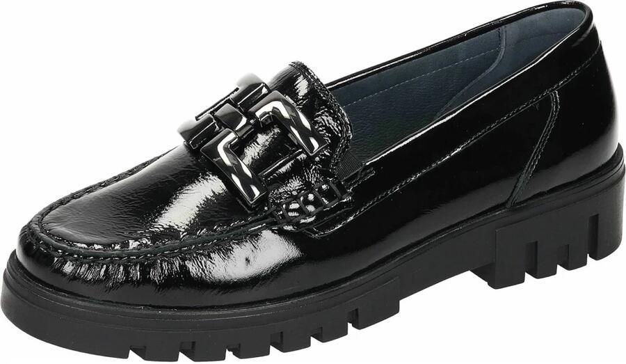 WALDLAUFER Waldläufer Instappers Dames H Serena Maat: 40 5 Materiaal: Lak Kleur: Zwart - Foto 6