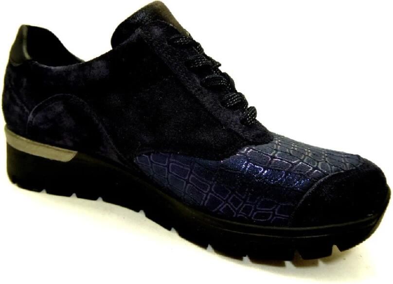 Wäldlaufer Waldlaufer 626K02-K-Ramona~~~~~~~~~~~~~~~ Lage sneakers Dames sneakers Blauw - Foto 5