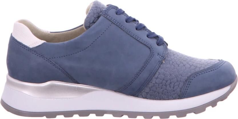 Wäldlaufer Waldläufer Dames Sneaker OrthoTritt H64007-500-263 Jeansblauw Wijdte H ½ - Foto 4