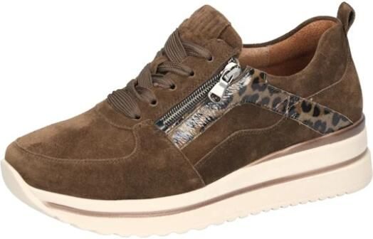 Waldläufer Sneaker met veters en zijrits