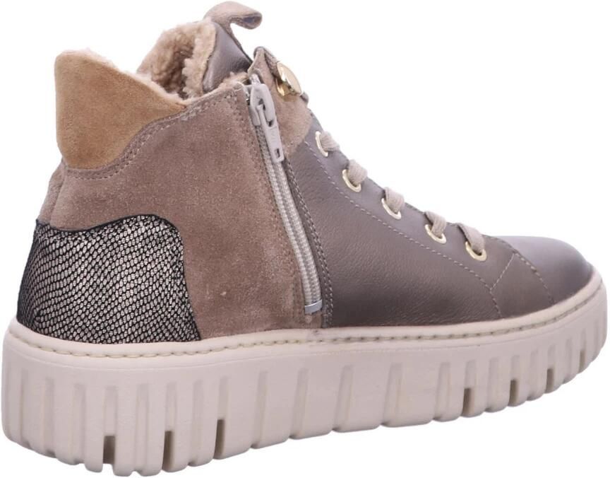 WALDLAUFER Waldläufer Sneakers Dames Combi H Rits Sneaker Maat: 37 5 Materiaal: Suède Kleur: Beige - Foto 4