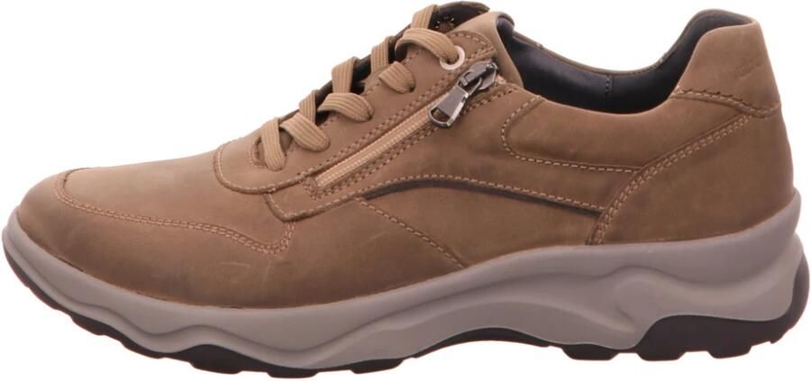 Waldläufer Heren Sneaker 718006-409-090 Taupe Wijdte H (44.5) - Foto 2