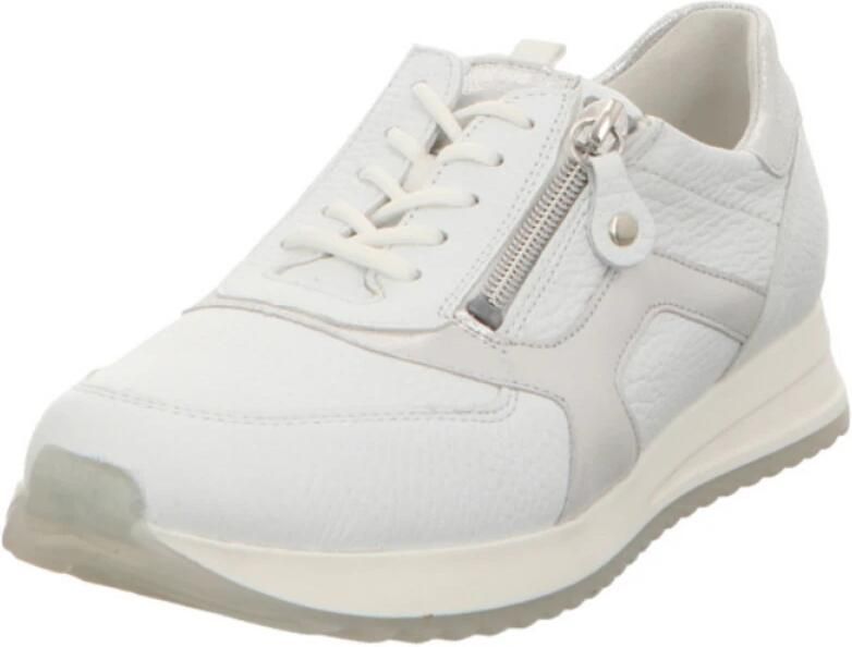 Wäldlaufer Waldläufer Dames Sneaker 752002-201-663 Wit zilver H-Vicky Wijdte H - Foto 10
