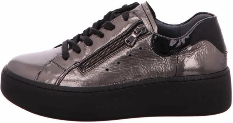 WALDLAUFER Waldläufer Sneakers Met H Rits Sneaker Maat: 41 Materiaal: Lakleer Kleur: Zwart - Foto 3