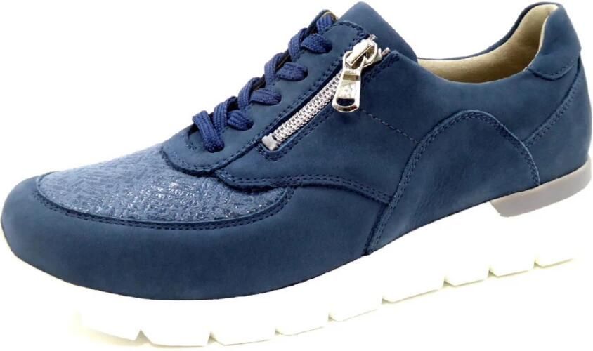 Wäldlaufer Waldläufer OrthoTritt Dames Sneaker 626k02-312-263 Jeansblauw Wijdte K ½ (38.5) - Foto 4