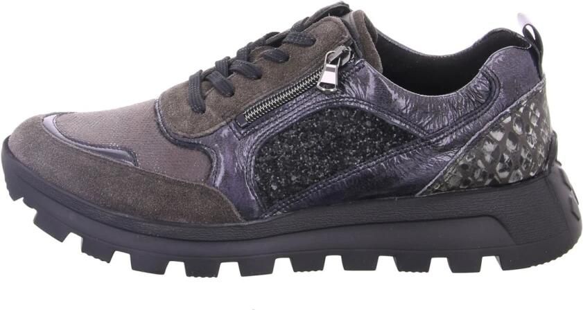 WALDLÄUFER Veterschoen 'Komfort Schnürschuh Damen H89001-242 Echtleder in grau' grijs - Foto 3