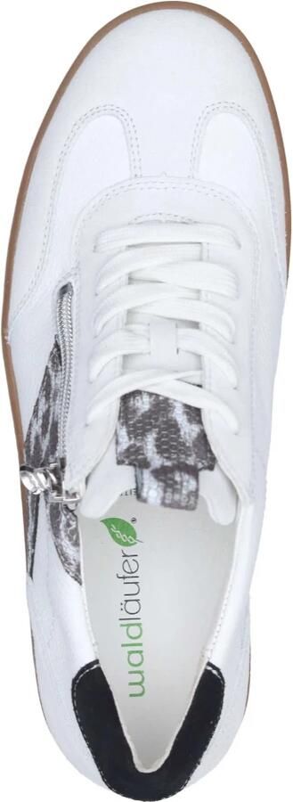 WALDLAUFER Waldläufer Lage Sneakers Dames Daisy Maat: 38 Materiaal: Leer Kleur: Wit - Foto 4