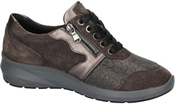 Waldläufer Bungeez Veterschoen 831M01-500-971 Grijs Combi Wijdte M (38.5)