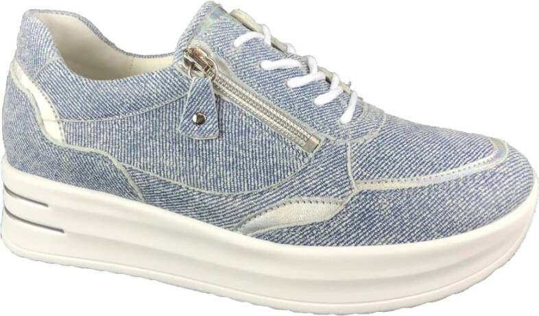 Waldläufer Sneakers Schoenen Blue Dames
