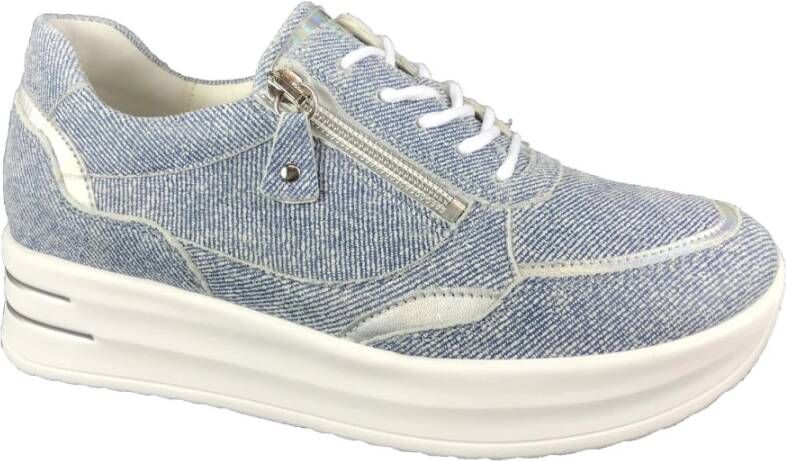 Waldläufer Sneakers Schoenen Blue Dames