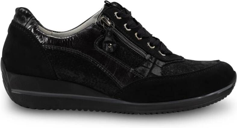 Wäldlaufer Waldlaufer 980008-H-Himona~~~~~~~~~~~~~~~ Lage sneakersDames sneakers Zwart - Foto 4