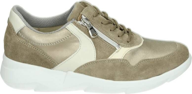Waldläufer Sportieve Lage Beige Sneakers