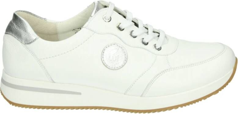 Wäldlaufer Waldlaufer 935003-H-Agnes~~~~~~~~~~~~~~~~ Lage sneakers Dames sneakers Wit beige
