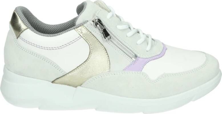 Wäldlaufer Waldlaufer 668001~K-Funky~~~~~~~~~~~~~~~~ Lage sneakers Dames sneakers Wit beige