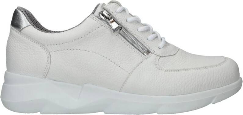Waldläufer Sportieve Witte Funky Sneaker voor Dames White Dames