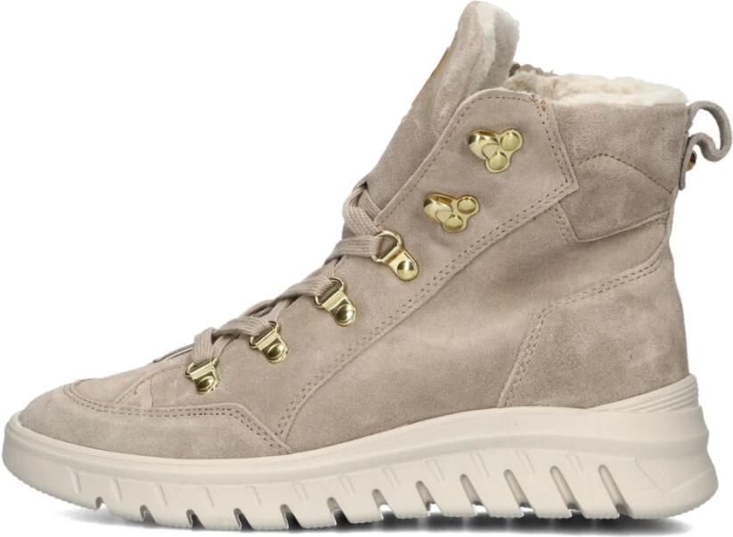 WALDLAUFER Waldläufer Veterboots Dames Sue H Veterbooty Maat: 37 5 Materiaal: Suède Kleur: Beige - Foto 2