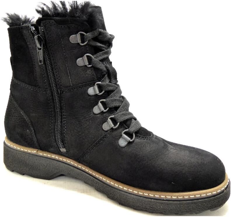 WALDLÄUFER Boots 'Stiefel Damen 911802 302 001 Echtleder in schwarz' zwart - Foto 4