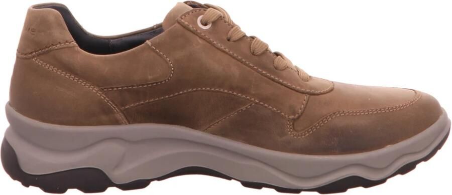 Waldläufer Heren Sneaker 718006-409-090 Taupe Wijdte H (44.5)
