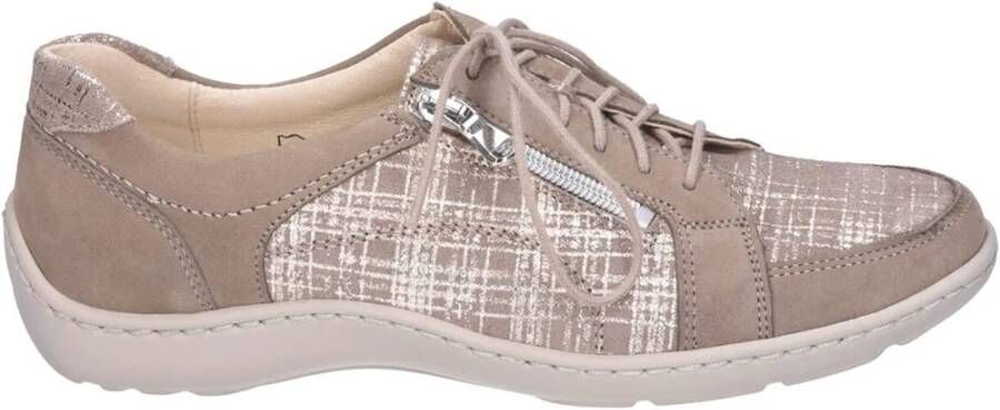 Waldläufer Veterschoenen Denver 2xStrip Corda Beige Dames