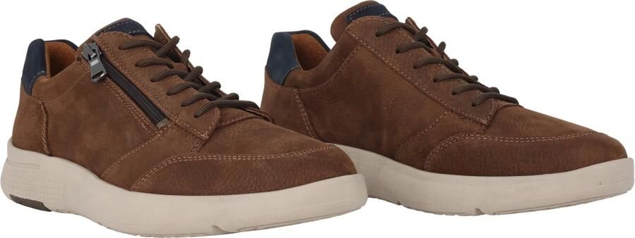 Waldläufer Heiko heren sneaker bruin