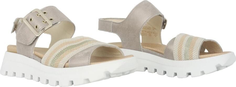 Waldläufer Wijde pasvorm damessandaal Zilver