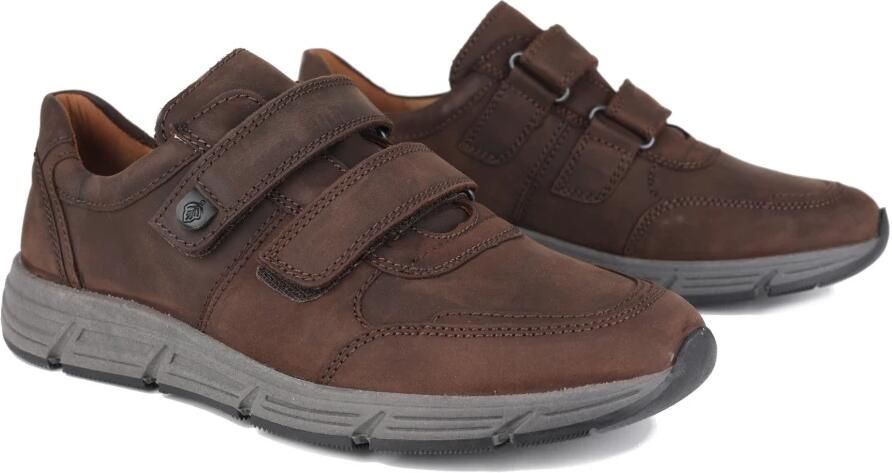 Wäldlaufer Waldläufer Heren Klittenbandschoen 323301-158-216 Donkerbruin Wijdte H ½ - Foto 2