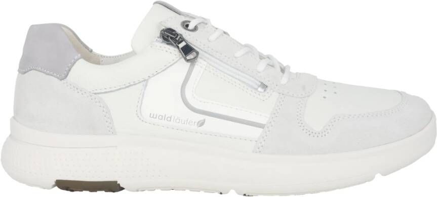 Waldläufer Wijde pasvorm heren sneaker off white