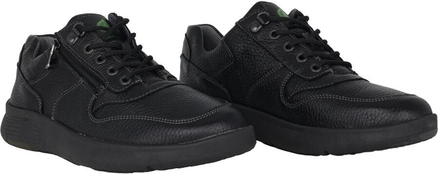 Waldläufer Wijde pasvorm heren sneaker Zwart - Foto 2