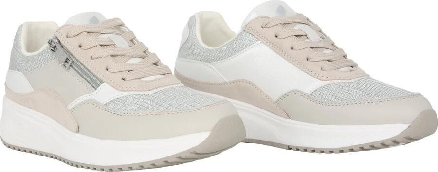 Waldläufer Wijde pasvorm veter-zip sneaker grijs - Foto 3