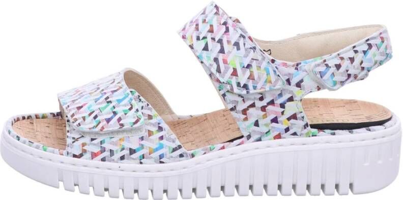 Waldläufer Waldlaufer 955001-H-Willow~~~~~~~~~~~~~~~ Sandalen met hakDames Sandalen Wit beige - Foto 7