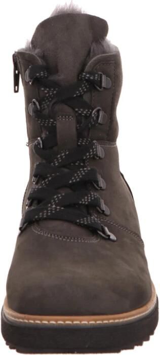 Waldläufer dames leren veterboot grijs - Foto 2