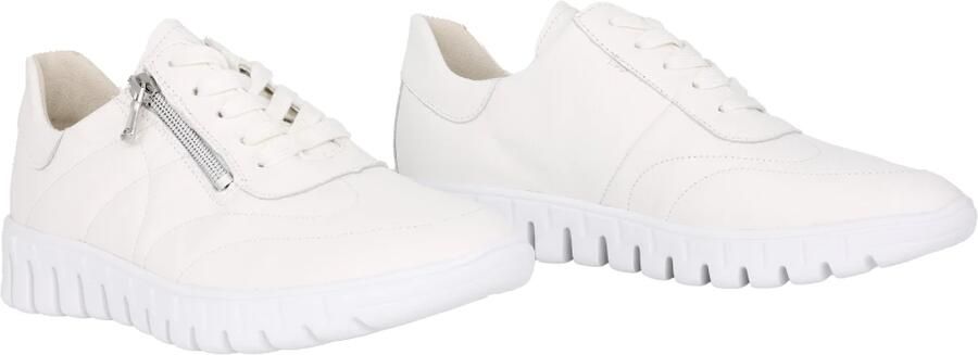 WALDLAUFER Waldläufer Lage Sneakers Dames Birdy Leer Wit - Foto 2