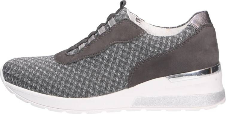 Waldläufer Zilveren Sneakers 939H51 Gray Dames