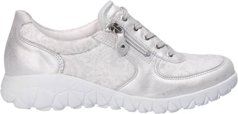 Waldläufer Zilveren Sneakers Gray Heren