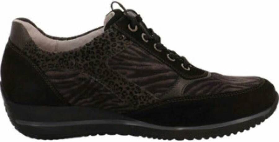 Waldläufer Waldlaufer 980008 Himona Volwassenen Lage sneakers Kleur: Zwart