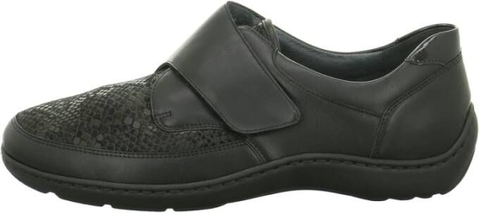 Waldläufer Zwarte Casual Schoenen Black Heren