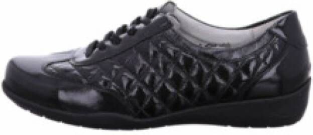 Waldläufer Zwarte Dames Sneaker Comfortabel & Stijlvol