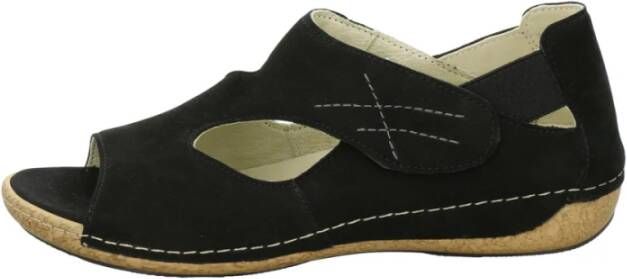 Waldläufer Zwarte Heliett Sandalen