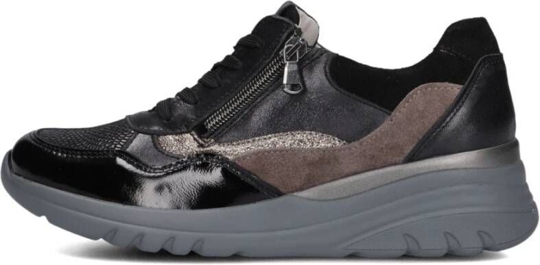 WALDLAUFER Waldläufer Lage Sneakers Dames H Carla Maat: 43 Materiaal: Leer Kleur: Zwart - Foto 1
