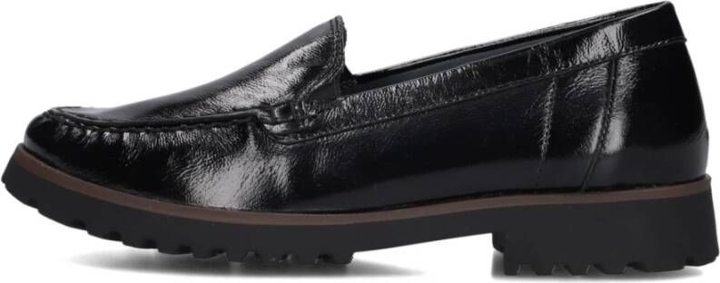 Waldläufer Zwarte Loafers Elisa in lakleer