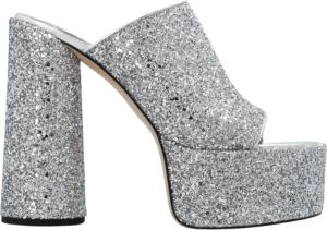 Wandler Electra platform mules Grijs Dames